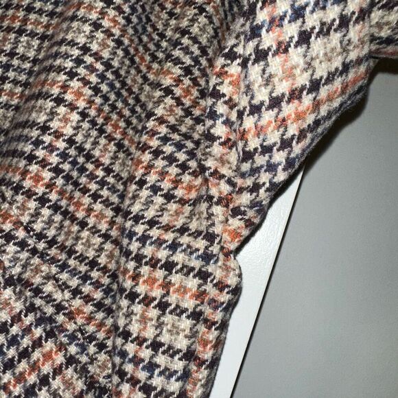 Old Navy Women’s Houndstooth Bomber Jacket Brown Tan Size XL NWOT - Picture 5 of 11